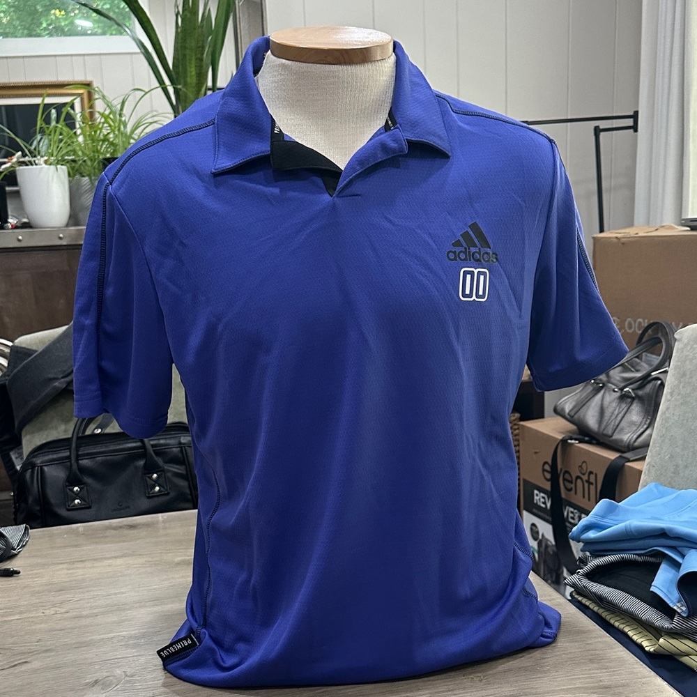 Adidas Men's Royal Blue Polo Shirt